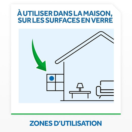Anti-Mouches Stickers Pièges Fenêtre Sans Parfum RAID