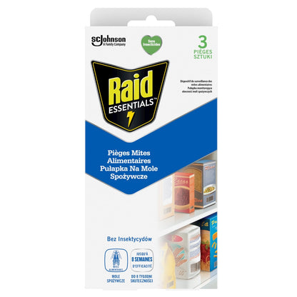 Anti-Mites Alimentaires Pièges Attractifs Sans Insecticide RAID