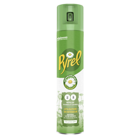 Insecticide Spray Action Rapide et Longue Durée Anti-Rampants PYREL le spray de 300mL