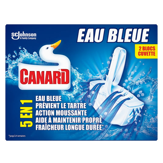 5 in 1 Blue Water Toilet Block CANARD WC
