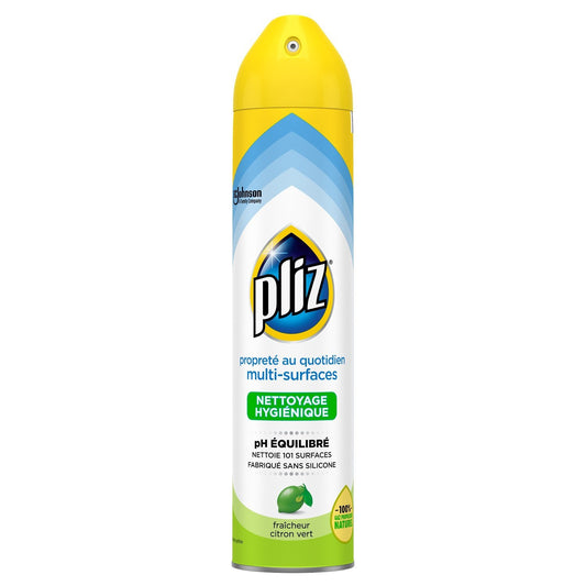 Nettoyant Multi-Surfaces Fraîcheur Citron Vert PLIZ le flacon de 250mL
