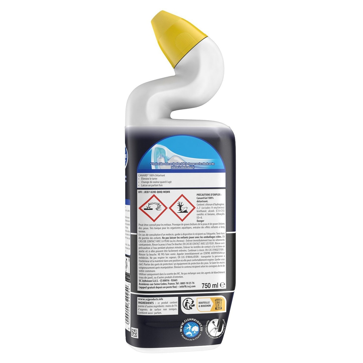 Gel Wc 100% Détartrant CANARD WC