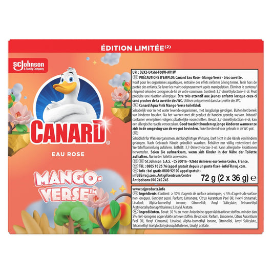 Bloc Wc Colorant Eau Violette Tropical Adventure CANARD