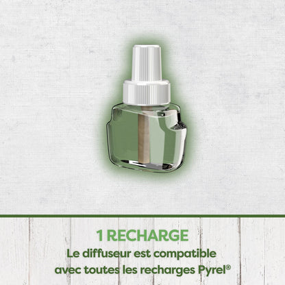 Anti-Moustiques Répulsif Recharge Liquide Agrumes Boisés Protection Continue PYREL