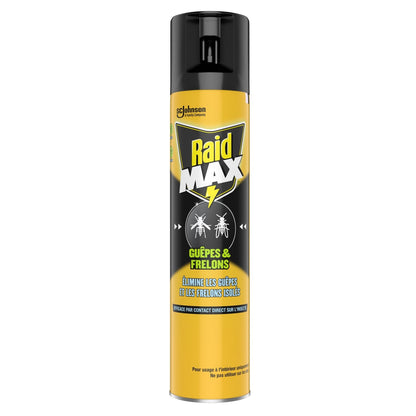 Anti-Wasp Aerosol Lightning Action and Hornets Max RAID