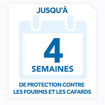 Anti-Rampants Spray Anti-Fourmis et Cafards Action Rapide et Continue Max RAID