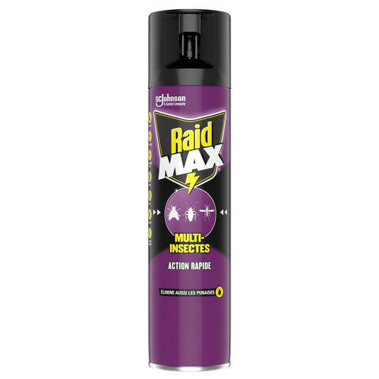 Insecticide Spray Multi-Insectes Action Max RAID le flacon de 400mL