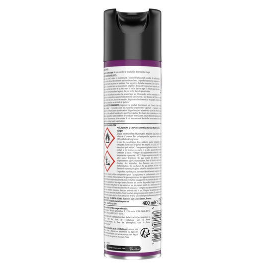 Insecticide Spray Multi-Insectes Action Max RAID