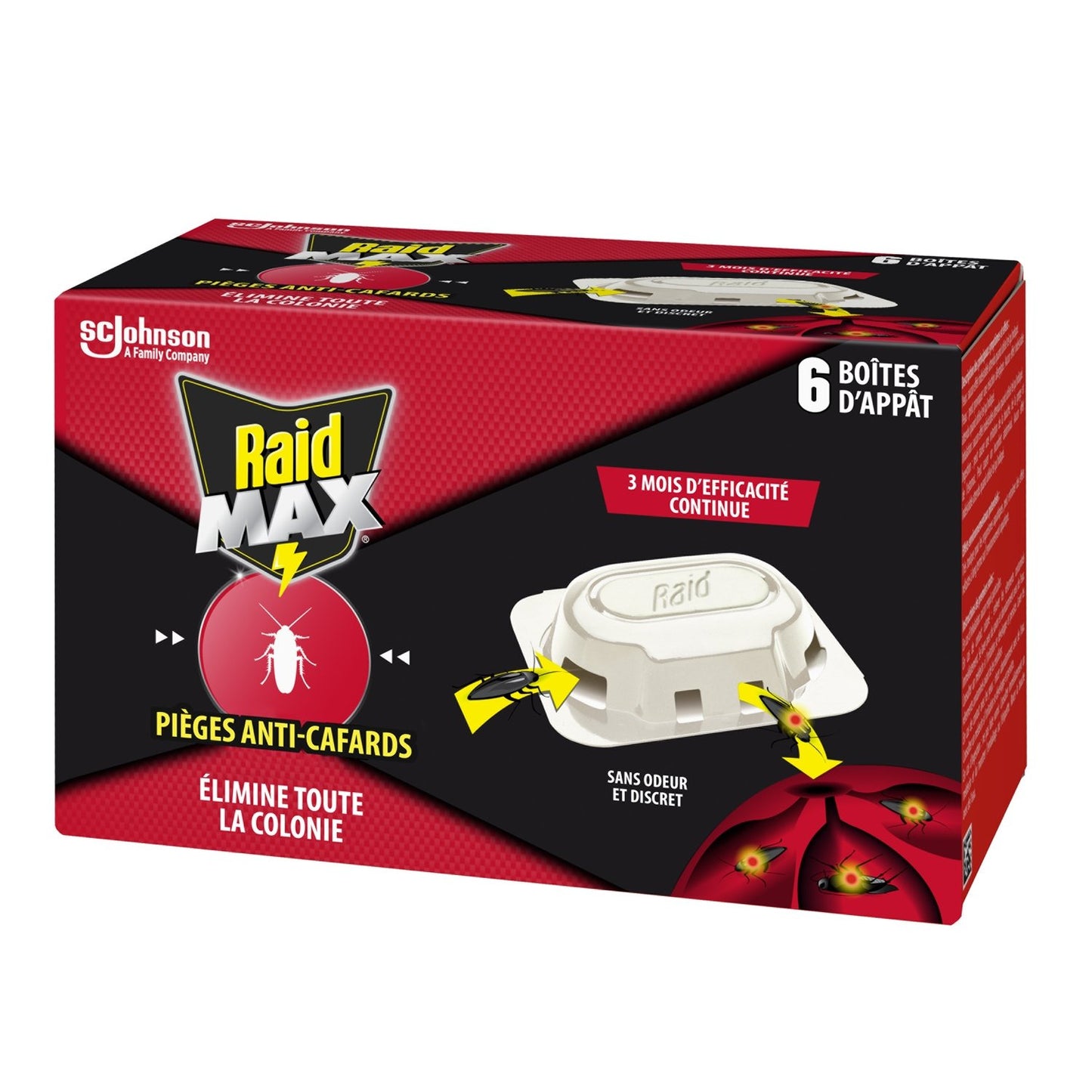 Anti-Cockroach Bait Trap Max RAID