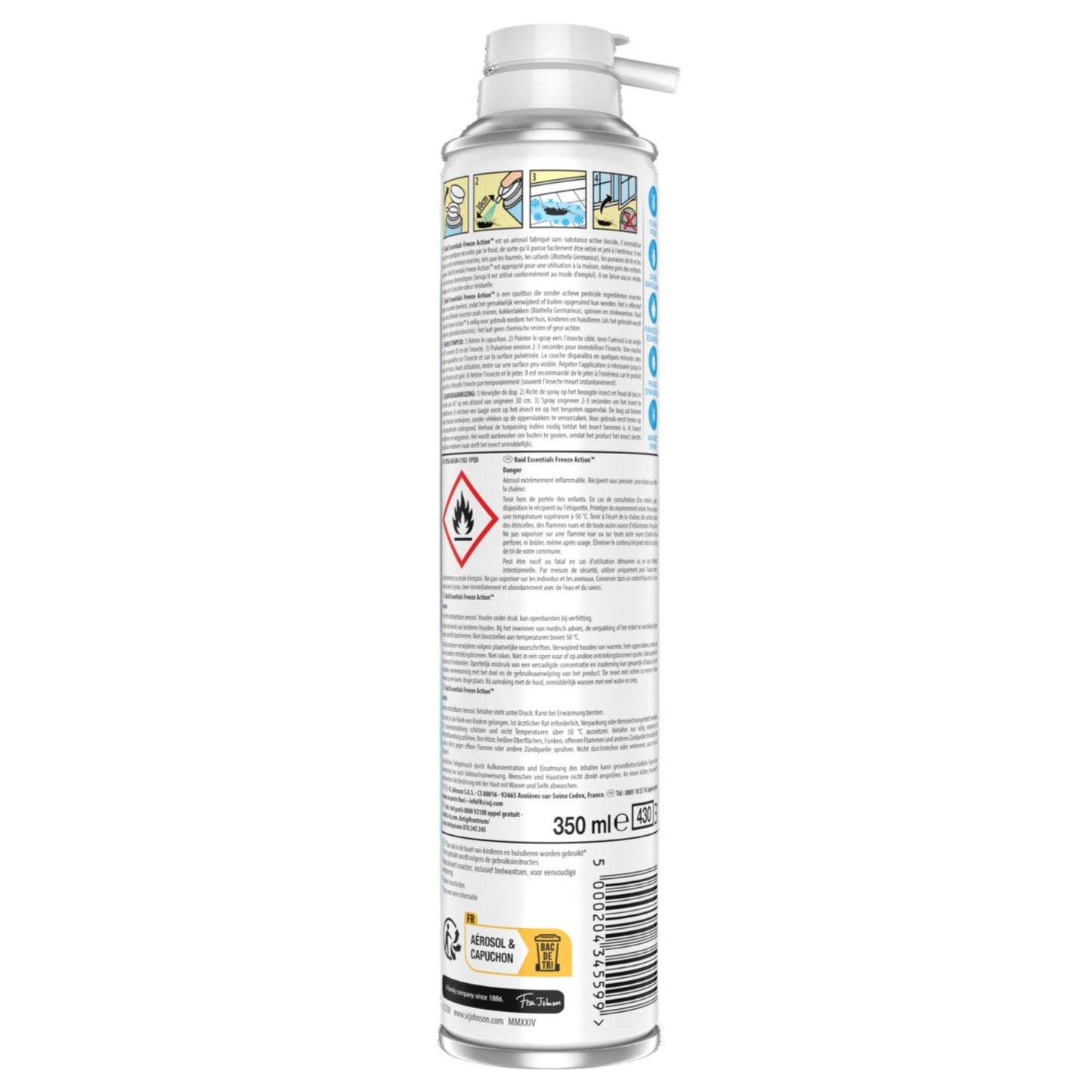 Freeze Action Aerosol-Insektizid ohne RAID-Insektizide