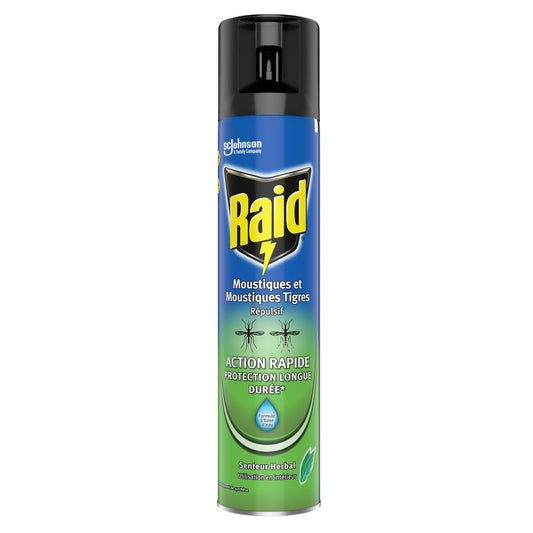 Anti-Moustiques Spray Senteur Herbal RAID le spray de 300mL