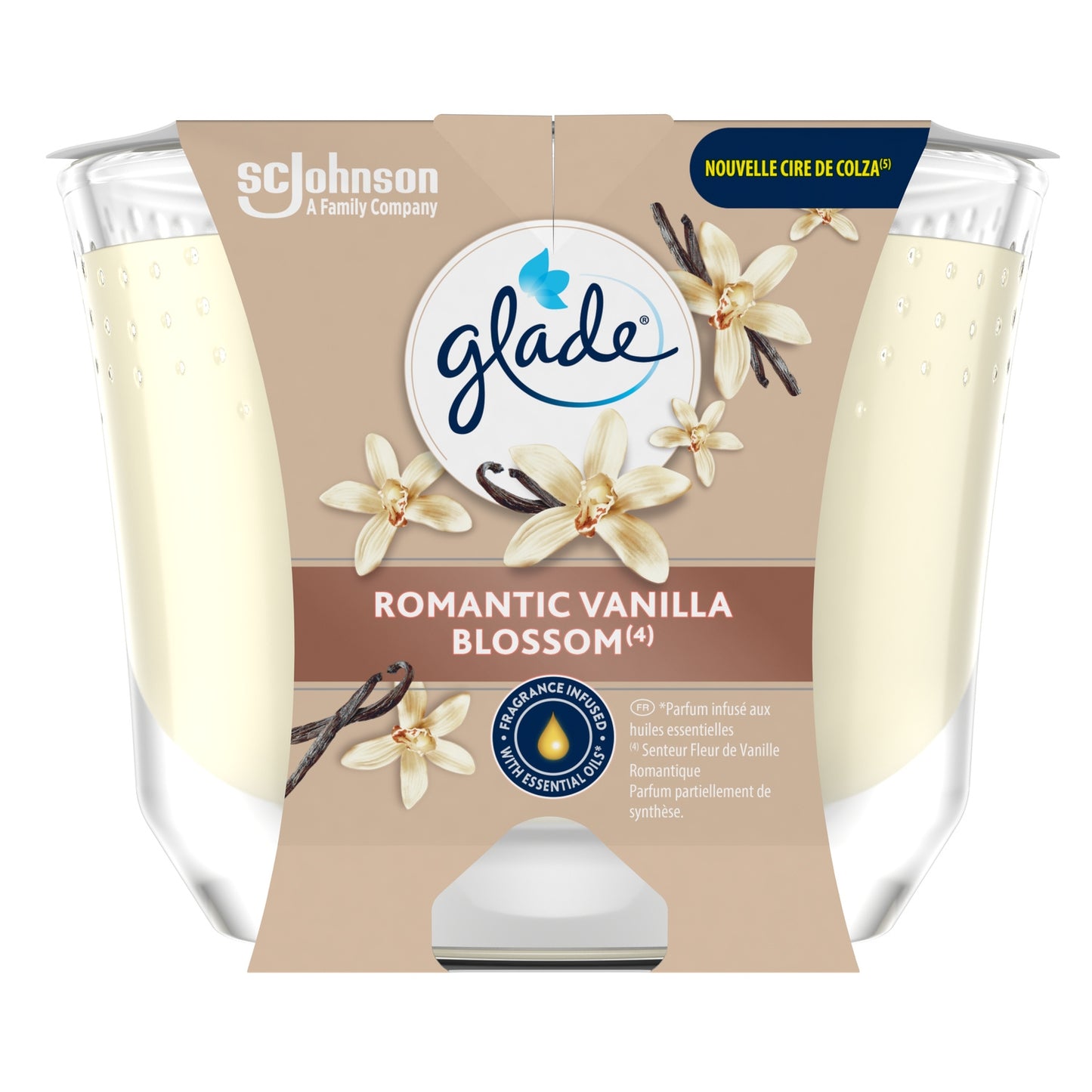 Bougie Romantique Vanille blossom GLADE 
