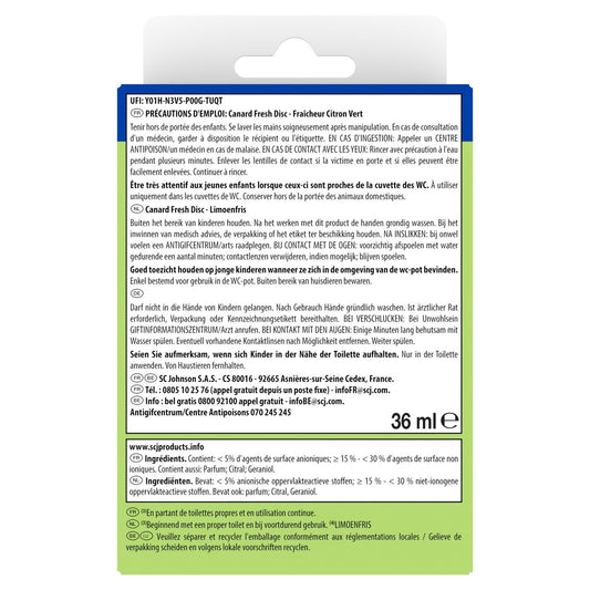 Bloc Wc Fresh Disc Citron Vert CANARD