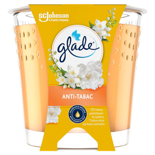 Bougie Anti Tabac aux Huiles Essentielles GLADE