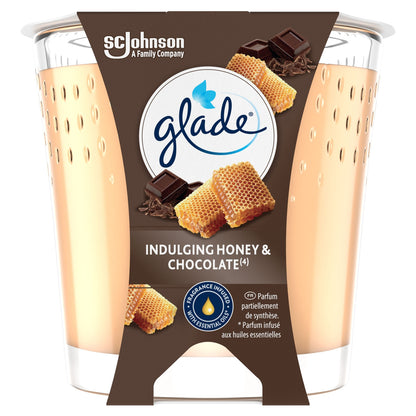 Bougie Miel et chocolat GLADE 