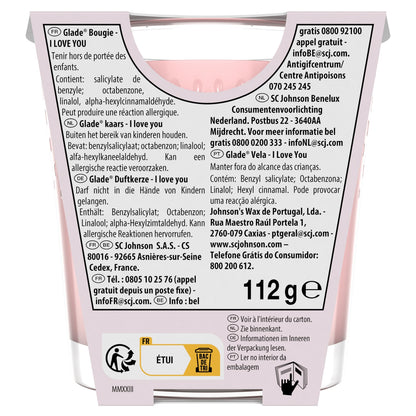 Bougie Parfumée I Love You GLADE 