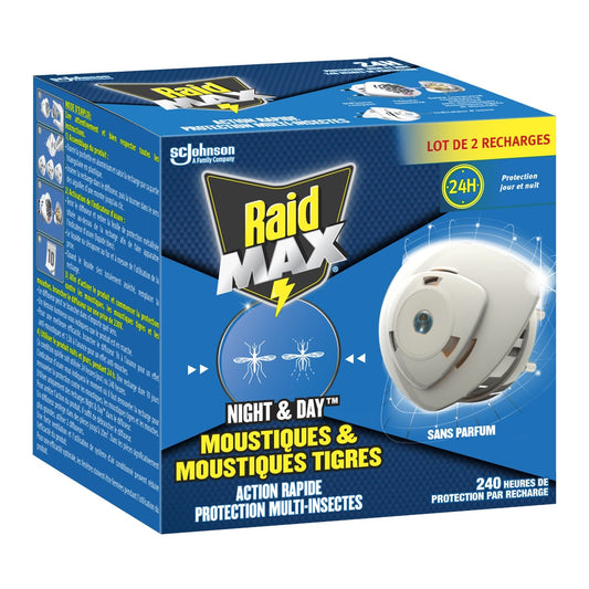 Refills RAID Electric Mosquito and Tiger Mosquito Diffuser Refill
