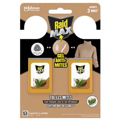 Anti-Mite Gel Cedarwood Scent Max RAID