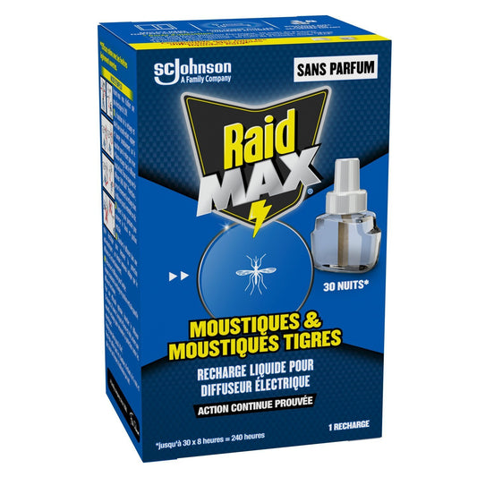RAID Mosquito Repellent Refill Fragrance-Free Continuous Action