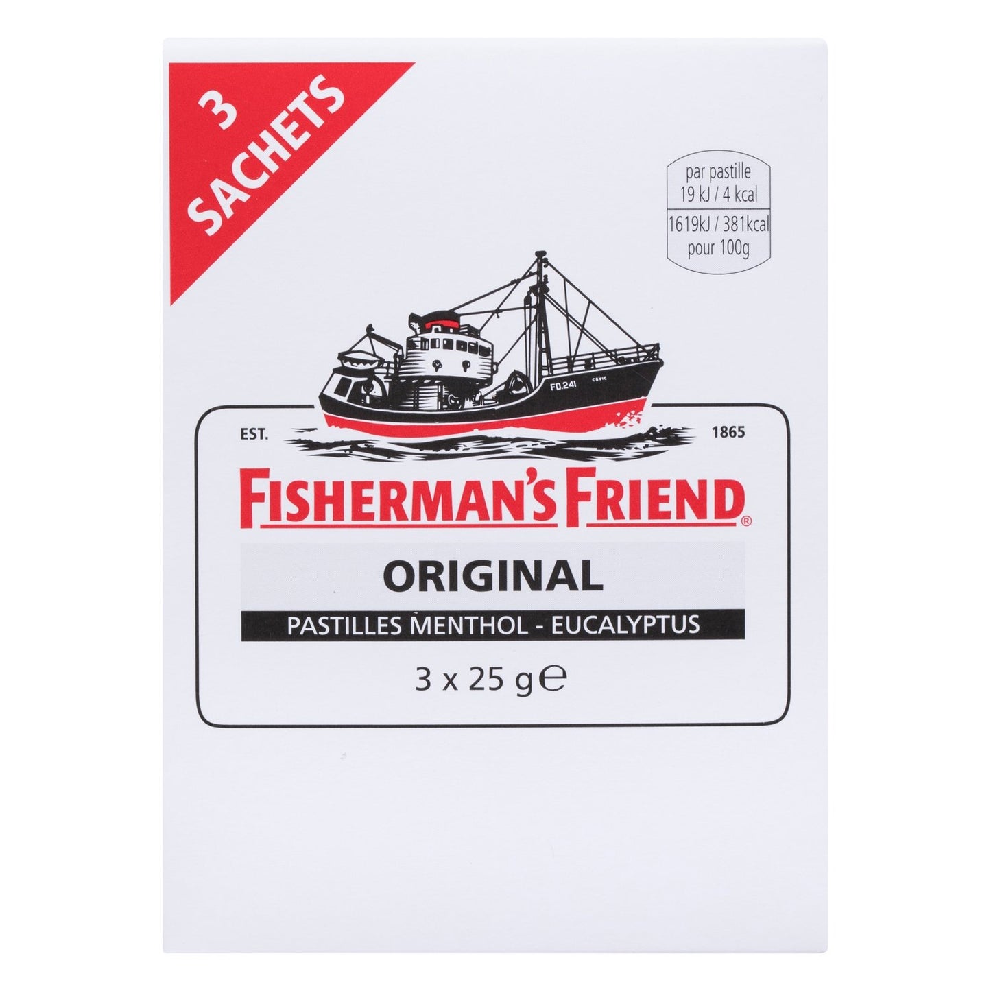 Bonbons Menthol Eucalyptus FISHERMAN'S FRIEND