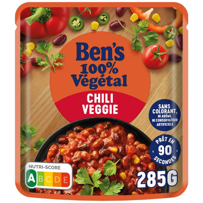 Plat Cuisiné 100% Végétal Chili Veggie BEN'S ORIGINAL