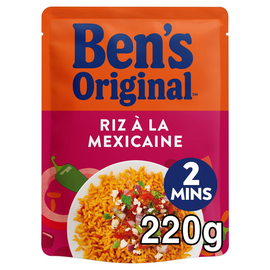Riz à la Mexicaine Micro Ondable BEN'S ORIGINAL la boite de 220g