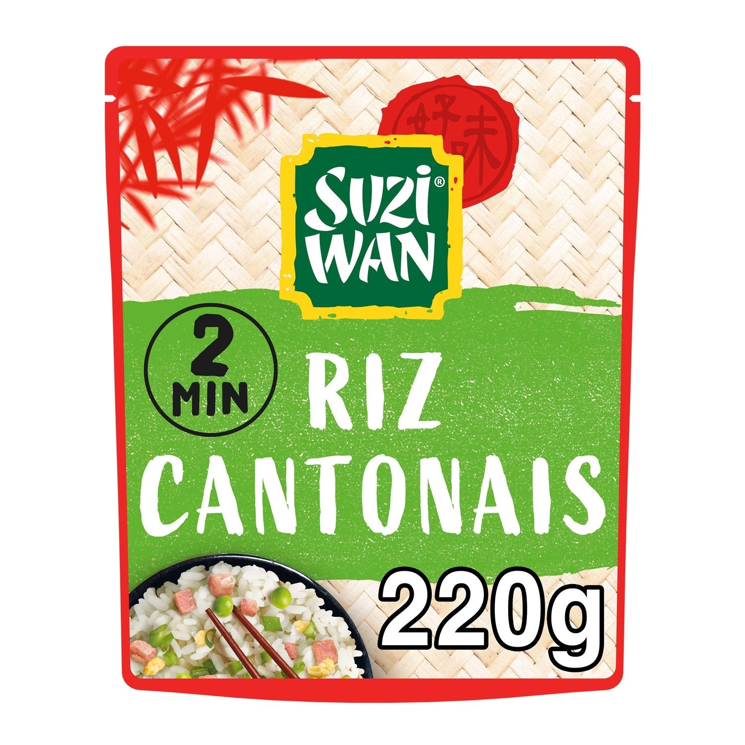 Riz Micro Ondable Cantonais SUZI WAN le paquet de 220g