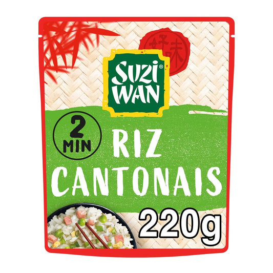 Riz Micro Ondable Cantonais SUZI WAN le paquet de 220g