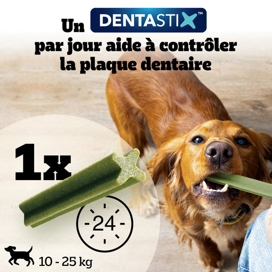Bâtonnet à Mâcher pour Chien Medium +10kg Hygiène Bucco Dentaire Fraîcheur Dentastix Fresh PEDIGREE