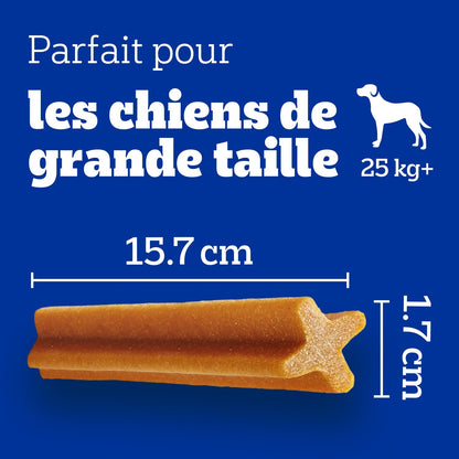 Bâtonnet à Mâcher pour Chien Grand +25kg Hygiène Bucco Dentaire Poulet Dentastix PEDIGREE