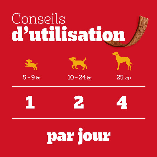Friandises pour Chien Adulte Volaille Schmachos PEDIGREE