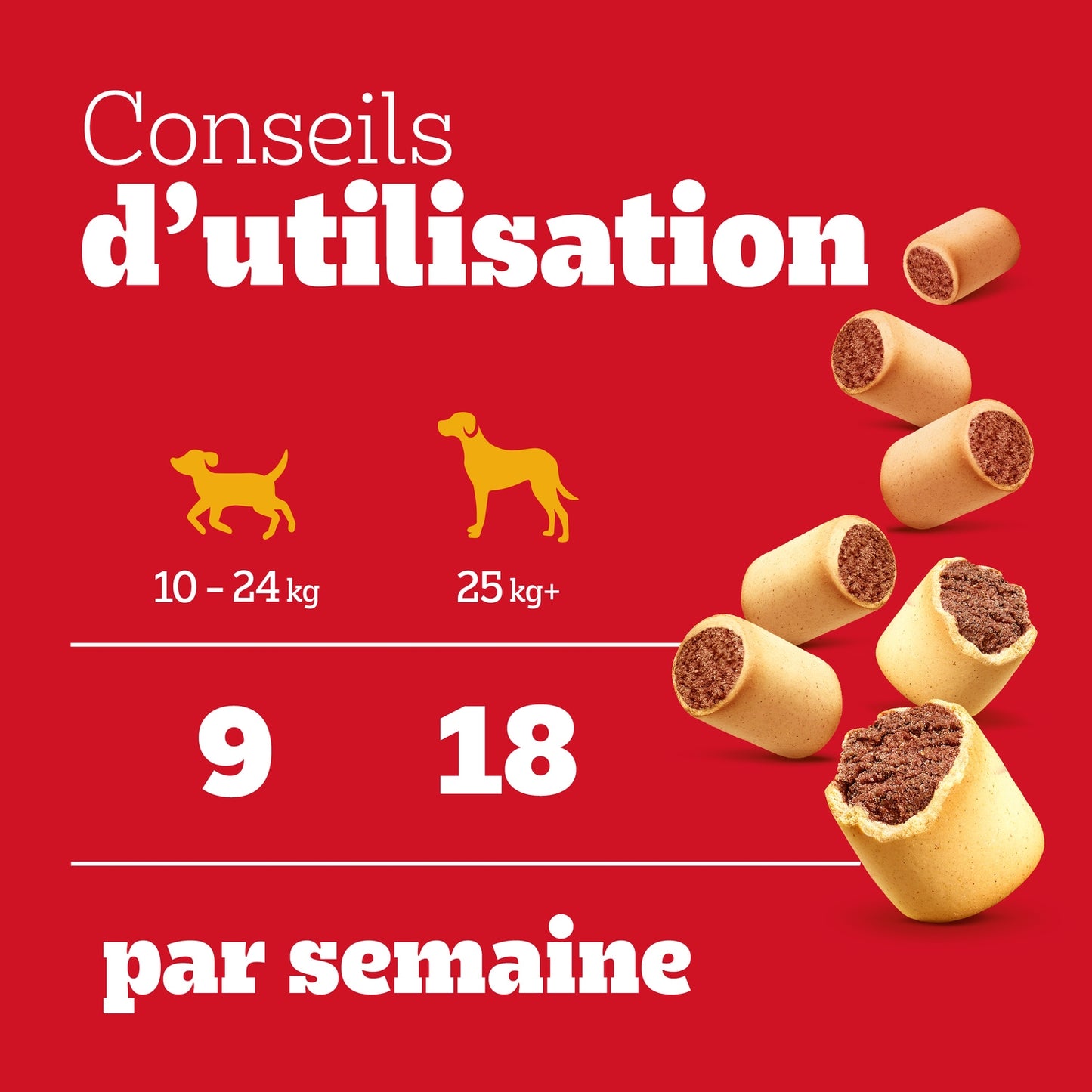 Friandises pour Chien Adulte Fourrés Gourmands Markies PEDIGREE