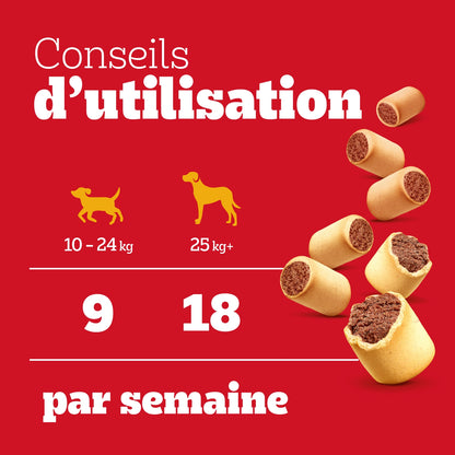 Friandises pour Chien Adulte Fourrés Gourmands Markies PEDIGREE