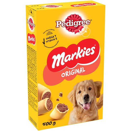 Friandises pour Chien Adulte Fourrés Markies PEDIGREE la boîte de 500g