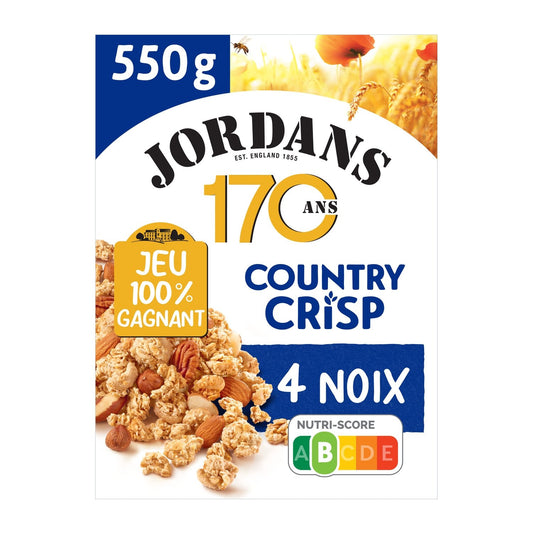 JORDANS Country Crisp Whole Grain &amp; 4 Nuts