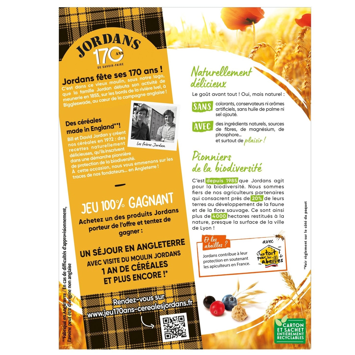 Céréales Country Crisp 4 Baies JORDANS