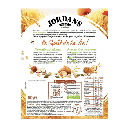 Céréales Granola Amandes Noisettes et Graines Faible en Sucre JORDANS
