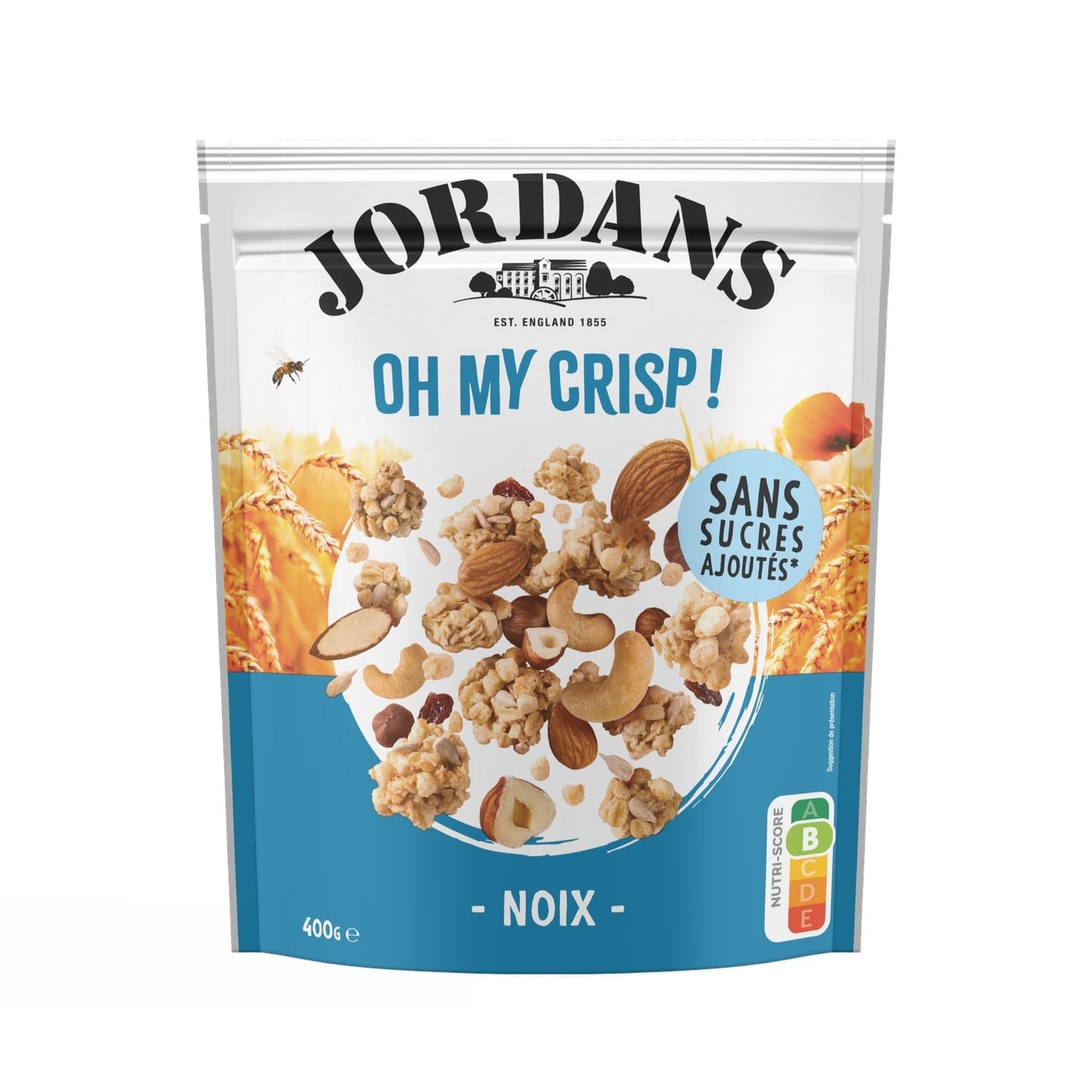 Céréales Oh My Crisp Noix JORDANS 