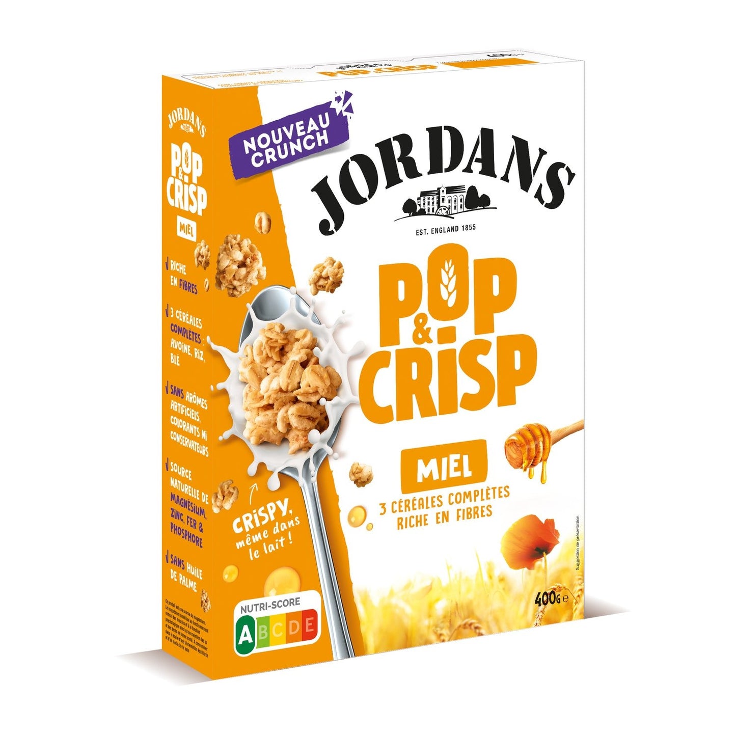 Jordans Honey Pop and Crisp Cereal