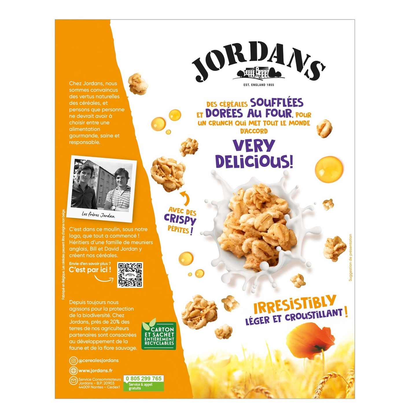 Jordans Honey Pop and Crisp Cereal