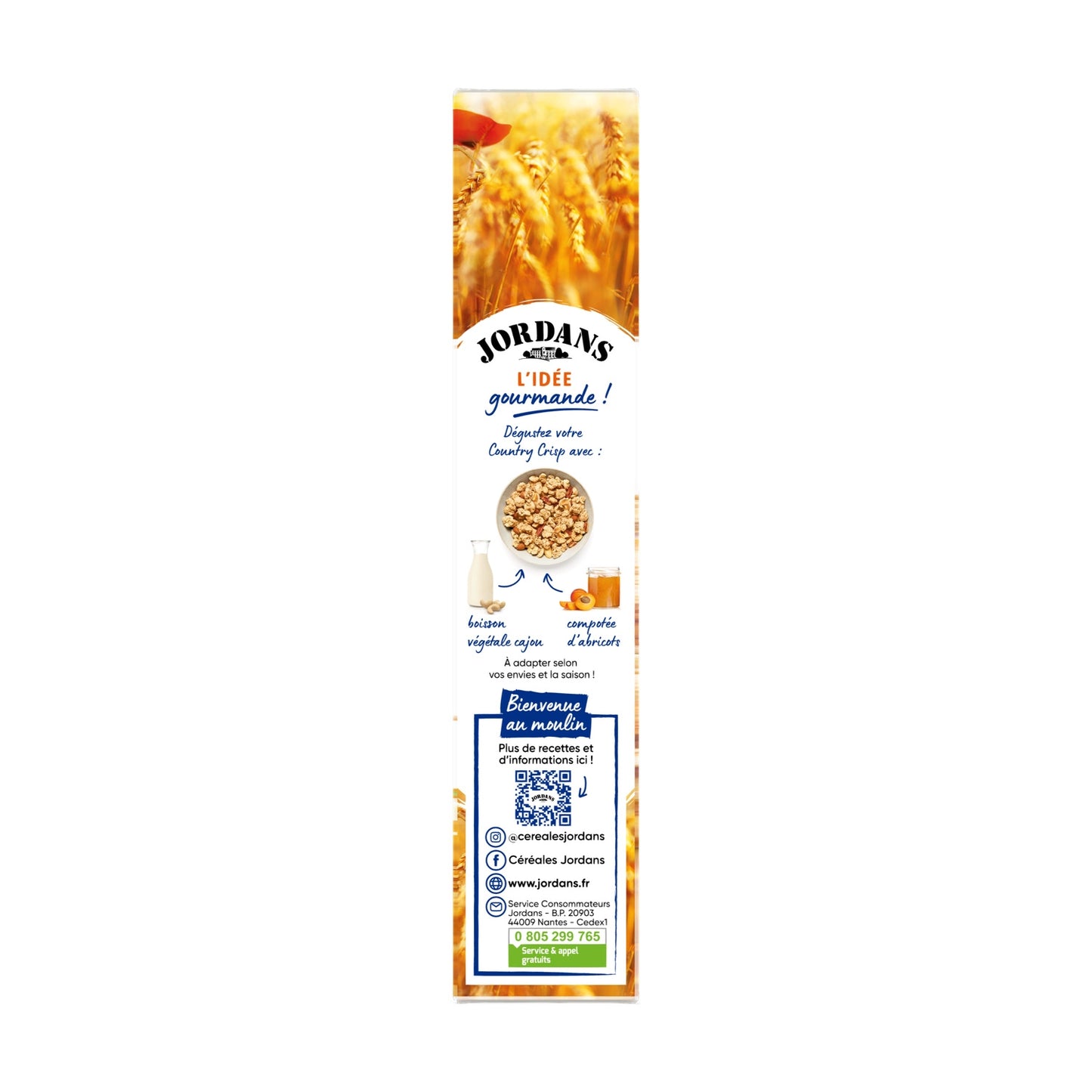 Céréales Country Crisp Mélange de Noix JORDANS 