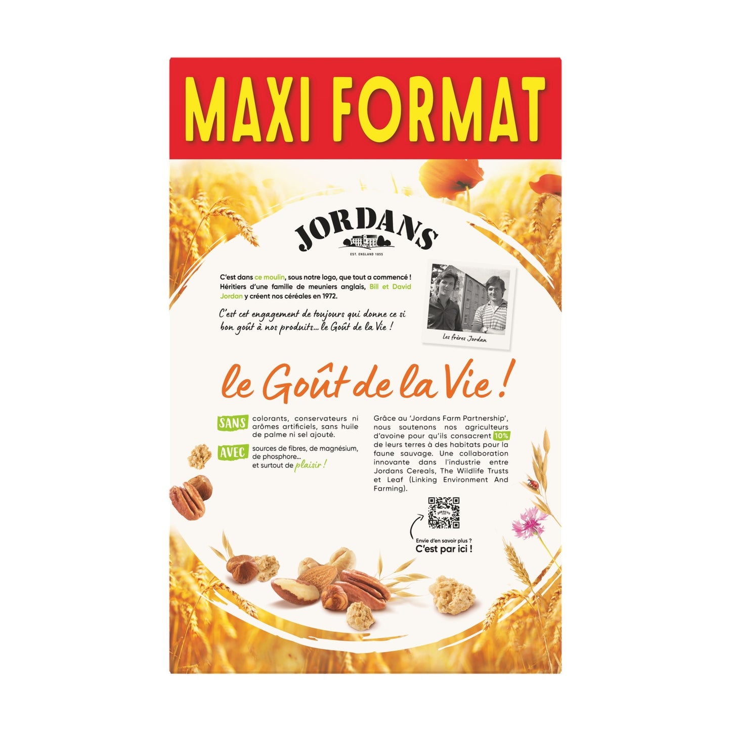 Céréales Country Crisp Mélange de Noix JORDANS 