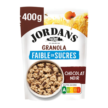 Céréales Granola Chocolat Noir Faible en Sucres JORDANS 
