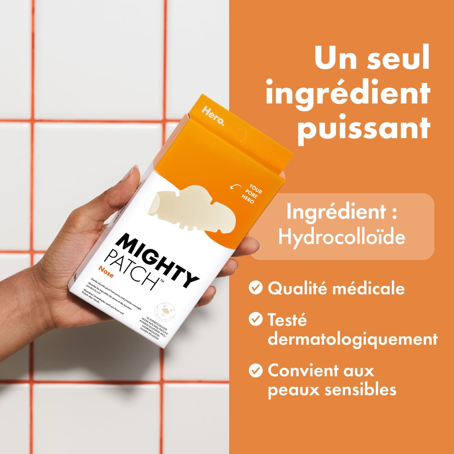 Patch Points Noirs et Boutons HERO 