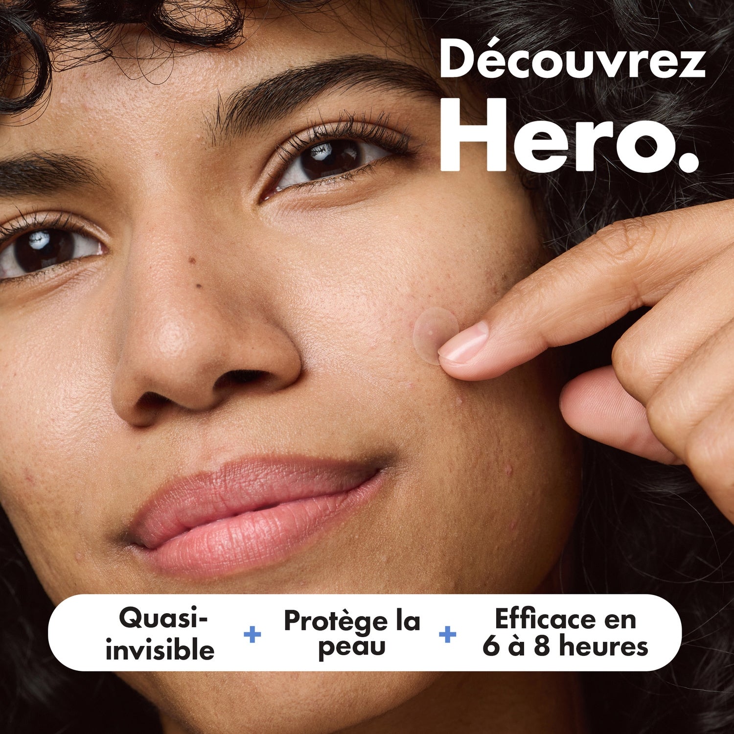 Patchs Anti-acné Jour et Nuit Invisible Hydrocolloïde pour Boutons HERO 