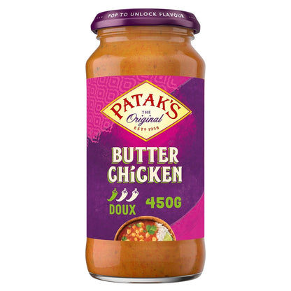 [ANTI-GASPILLAGE] Sauce Curry Butter Chicken PATAK'S - Date de durabilité minimale : 08/2025