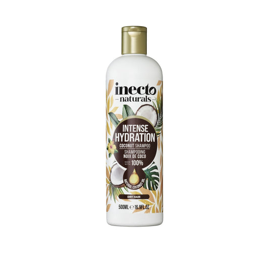 Shampoing Hydratation Intense Cheveux Secs Noix de Coco 100% Naturelle INECTO