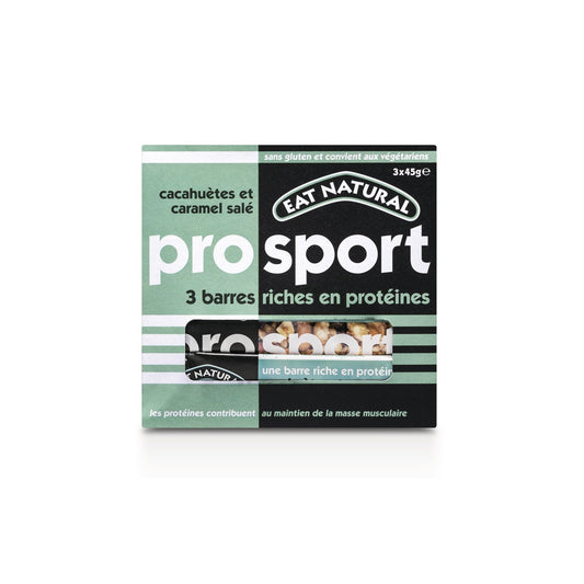 Pro Sport Peanut Caramel Bars EAT NATURAL