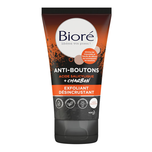 Exfoliant Anti-Imperfections Charbon BIORE le tube de 125mL