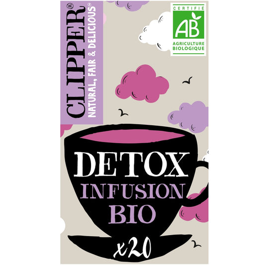Infusion Bio Detox CLIPPER La boite de 20 sachets - 40g
